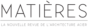 logo Matières - La nouvelle revue de l'architecture acier