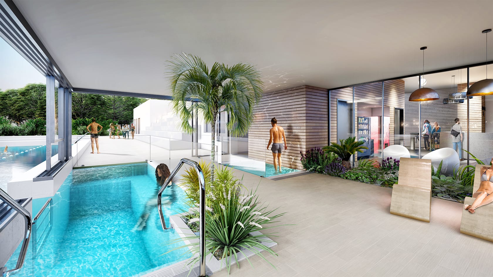 AP-MA architecture - piscine de Pougues-les-Eaux
