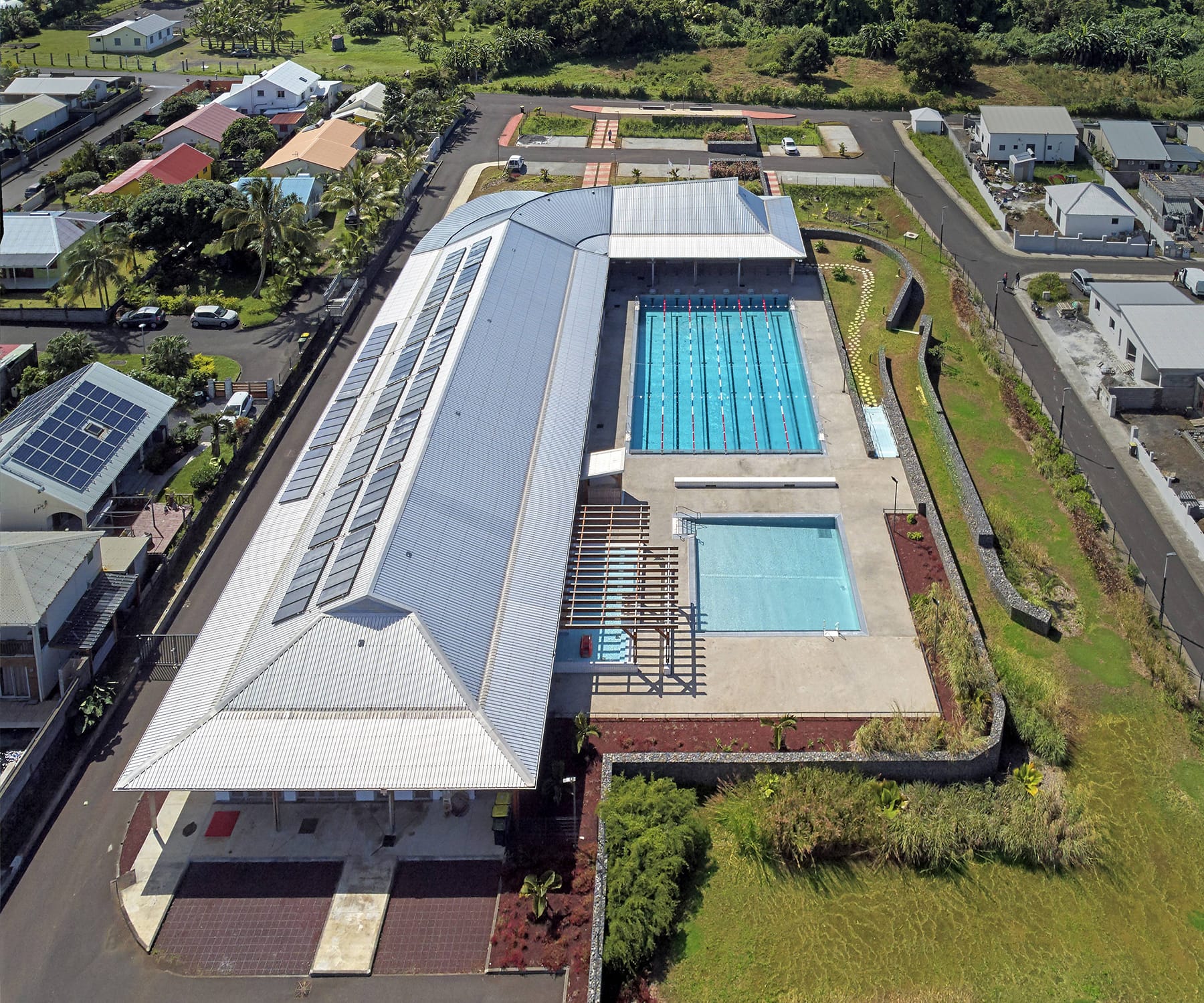 AP-MA architecture - Centre aquatique de Saint-Philippe de La Réunion