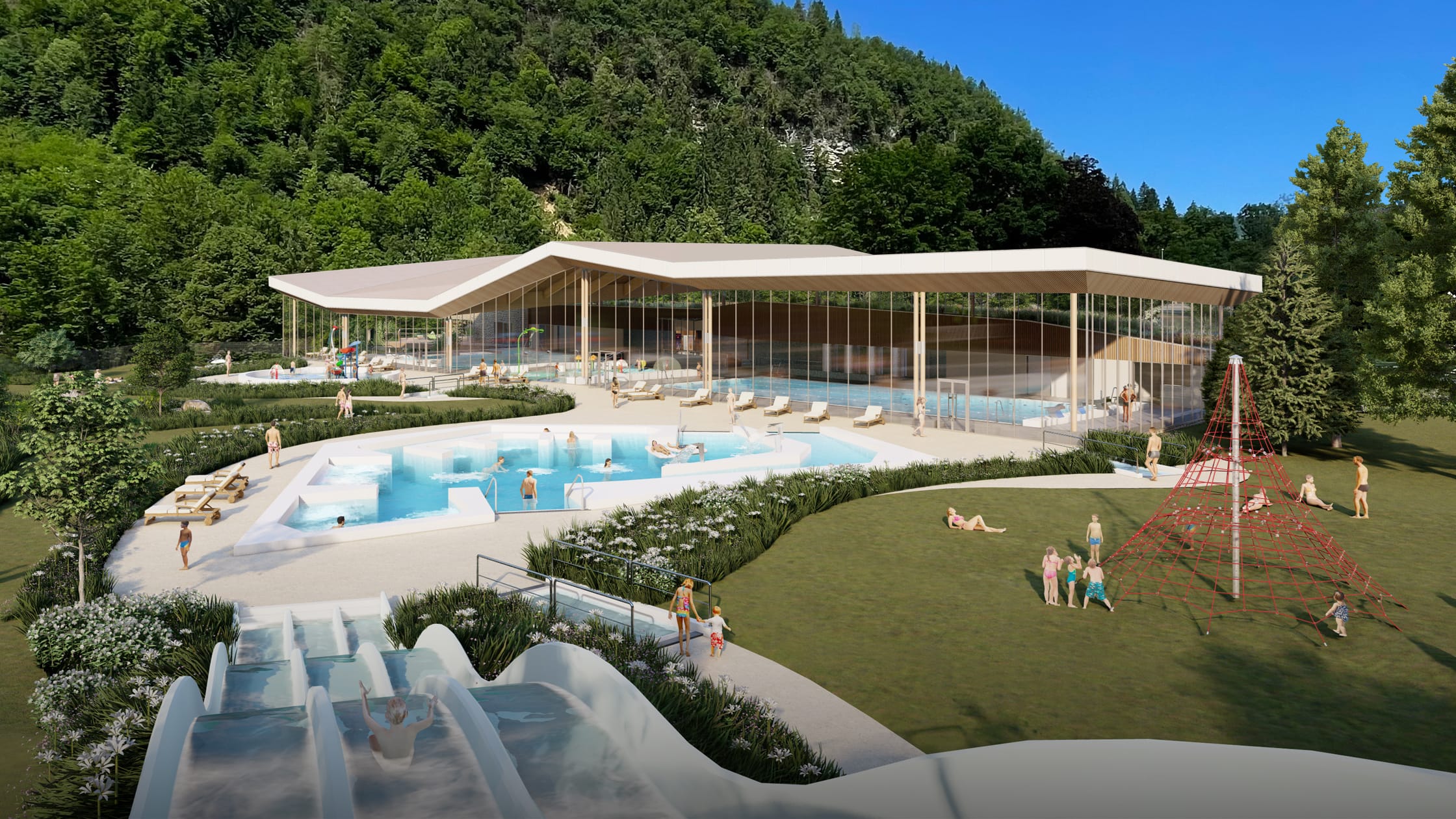 AP-MA architecture - centre aquatique Villard-Saint-Sauveur