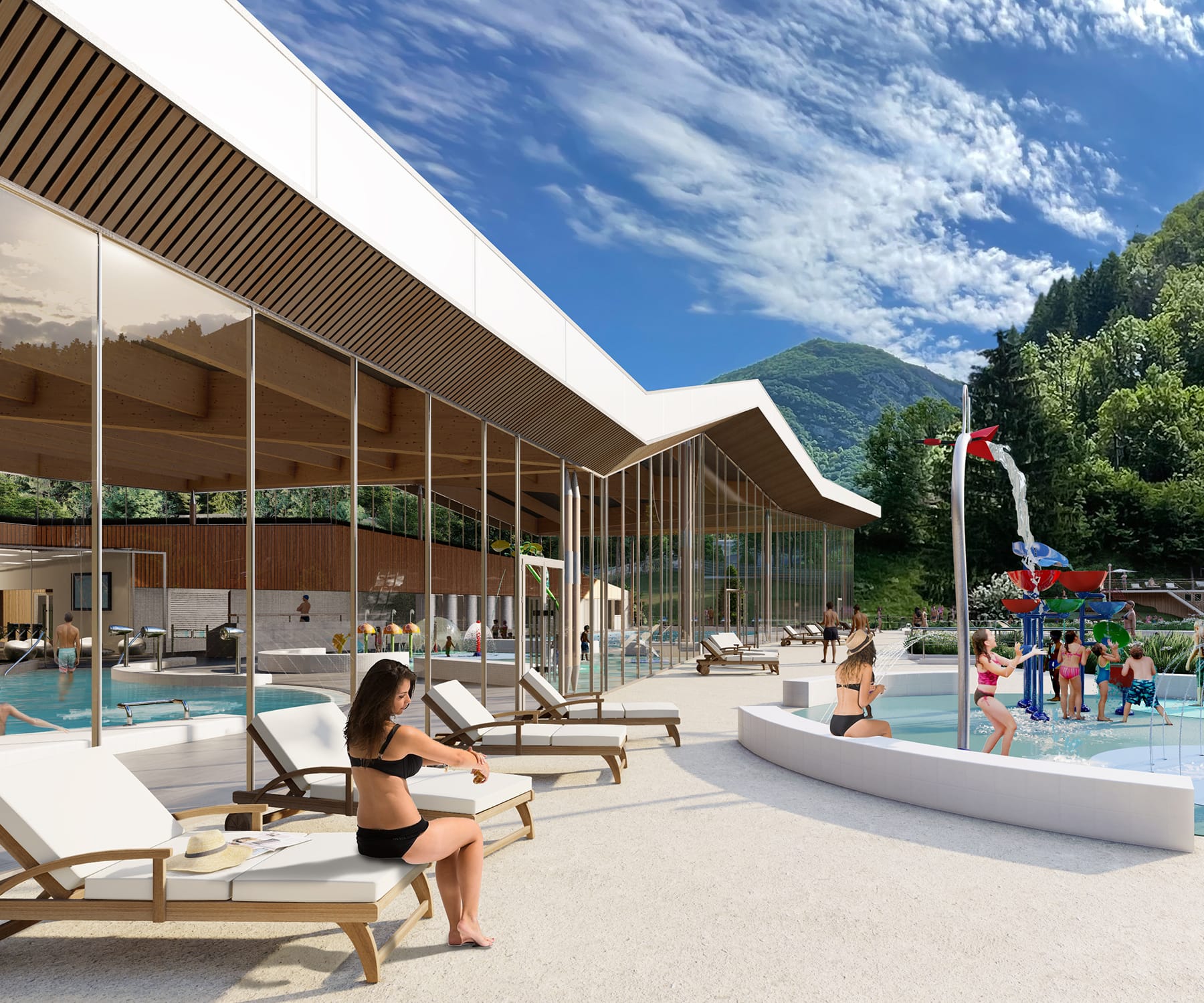 AP-MA architecture - centre aquatique Villard-Saint-Sauveur