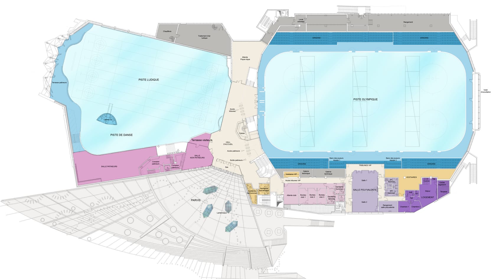 AP-MA architecture - Patinoire de Strasbourg